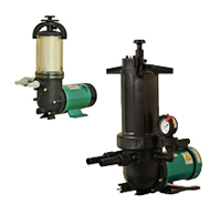 Self-priming filter pump 