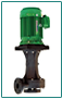 Vertical sealless pump