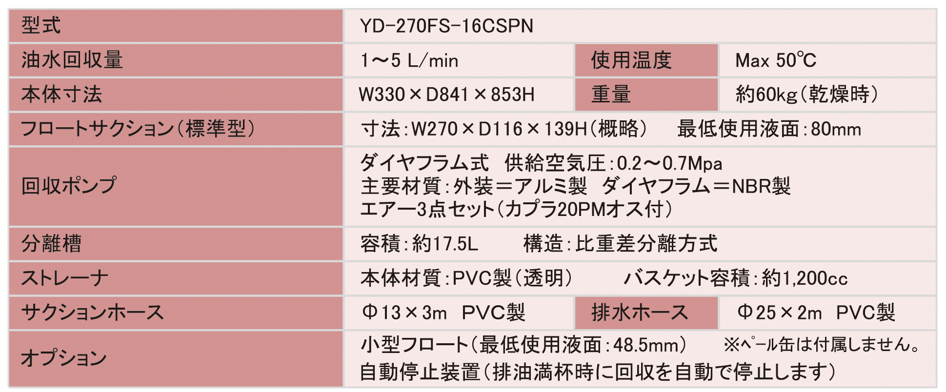 標準仕様